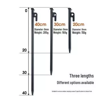 Стальные гвозди для наружных навесов и кемпинга — ветрозащитные, прочные анкеры для палаток и садов