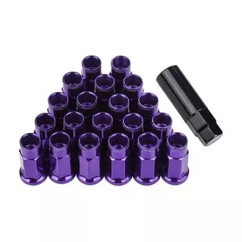 Стальные колесные гайки Гайки для шин Гоночные гайки Гайки-секретки для колес M12 x P1.5 Высота