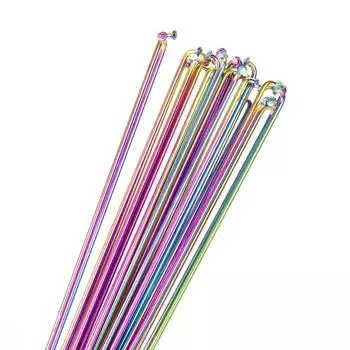 Стальные спицы Ниппели Велосипедные спицы для шоссейного велосипеда Вакуумная обработка велосипедных спиц Спицы из нержавеющей стали 271MM X 10pcs