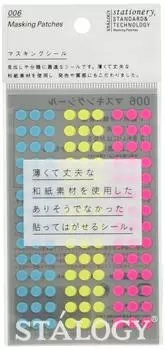 STALOGY Маскирующий круглый уплотнитель 5 мм shuffle neon S2232