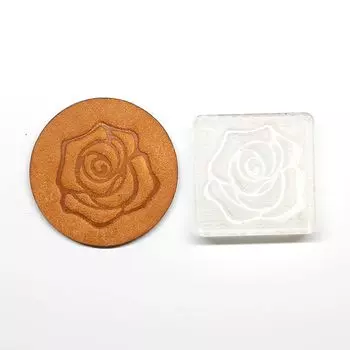 [Stamp Freak] акриловый штамп AS006 цветок роза Роза кожаное ремесло (L размер)