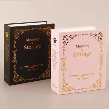 Stamping Album Insert 4D Large 6-inch 100 Sheets Laminating Six-inch Photo Book Organiser Hardcover Gold Foil Photo Album Frames