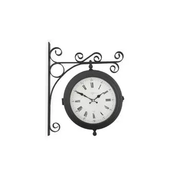 Станционные часы - матовый черный