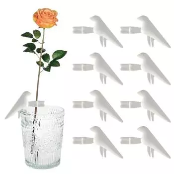 Станция для размножения растений Держатель для стебля в форме птицы Гидропонный помощник по размножению растений Поддержка стебля растения для черенков Побеги Стебли Ростки 1pc