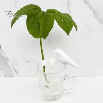 Станция для размножения растений Держатель для стебля в форме птицы Гидропонный помощник по размножению растений Поддержка стебля растения для черенков Побеги Стебли Ростки 1pc