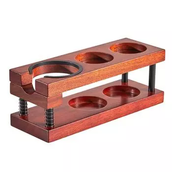 Станция для тампинга эспрессо, двухслойный держатель для распределительного инструмента, универсальный держатель портафильтра 51-58 мм Rectangular