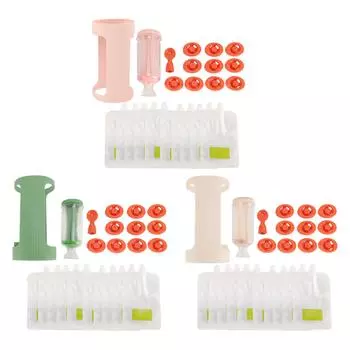 Станция для выдавливания детского питания, пластиковое фруктовое пюре, наполнитель для пакетов с 10 шт. Green