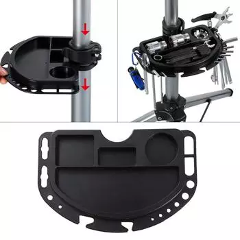 Станция ремонта велосипедов Портативный верстак Полки для хранения инструментов механика Подставка Рабочий лоток Портативная стойка для ремонта велосипедов