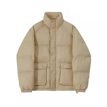 Stand Collar Cotton Jacket Men s Winter New Korean Style Trendy Retro Thickened Cotton Jacket Loose Warm Cotton Jacket M