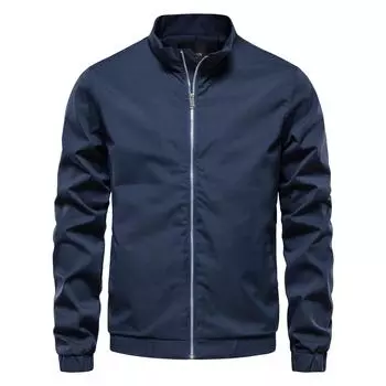 Куртка с воротником-стойкой, мужская, модная, ветрозащитная, спортивная, ретро, мужская куртка-пилот, куртка для работы на открытом воздухе, мужская одежда S