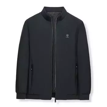 Stand-up Collar Dad Wear Middle-aged and Elderly Baseball Collar Jacket New Business Middle-aged Autumn New Casual Coat M