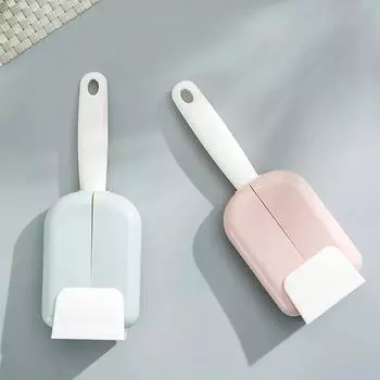 Stand-up Rice Spoon Kitchen Tool Automatic Opening And Closing Dust Cover Hanging Rice Spoon Tableware Dinnerware Rice Cooker