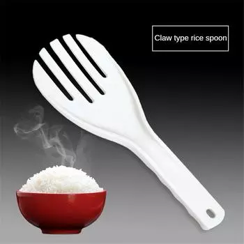 Standable Non-stick Rice Spoon Cute Little Monster Rice Spoon Cute Transparent Porridge Shovel Paddle Kitchen Safe Cooking Scoop