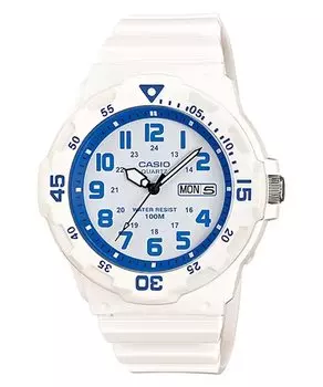 STANDARD Quartz Watch Gloss White x Blue Overseas Model [CASIO] MRW-200HC-7B2V Men s [Parallel Import]