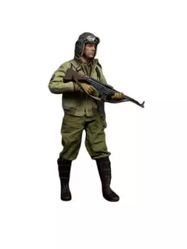Стандартное издание 2-й бронетанковой дивизии армии США M4 Средний танк Sherman Tank Commander Tank Commander Scale Military Figure Fury зелёный