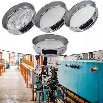 Стандартное сито для проверки образцов из нержавеющей стали 1 шт 20 см 5 Mesh