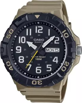 СТАНДАРТНЫЕ БОЛЬШИЕ Кварцевые часы Khaki Overseas Модель [Casio] MRW-210H-5AV Мужские [Товар]