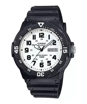 СТАНДАРТНЫЕ кварцевые часы белые Arabia Overseas модель [Casio] MRW-200H-7BV мужские [Товар]