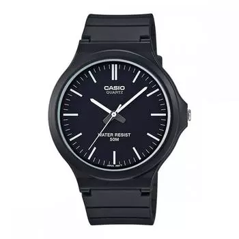 Стандартные Mw 240 1ev [] [casio] Стандартные аналоговые кварцевые наручные часы без косметической коробки мужские черные