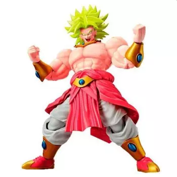 Стандартный Dragon Ball Legendary Super Saiyan Broly Пластиковая модель Фигурка с цветовой кодировкой жёлтый
