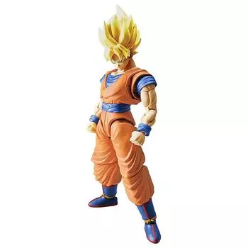 Стандартный Dragon Ball Super Saiyan Son Goku Пластиковая модель Фигурка-рост