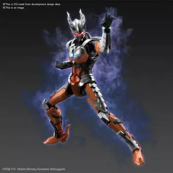 Стандартный костюм ULTRAMAN SUIT DARKLOPS ZERO -ACTION- масштаб 112, пластиковая модель с цветовой кодировкой