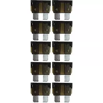 Стандартный ножевой предохранитель Автомобильный предохранитель (Упаковка из 10 шт. 1A Черный) 7x4x2cm