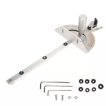 Стандартный угловой шаблон для настольной пилы, 27 упоров, алюминиевый угловой шаблон для настольной пилы, ленточная пила