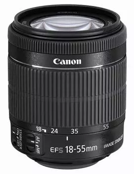 Стандартный зум-объектив Canon EF-S18-55mm F3.5-5.6 IS STM APS-C-совместимый