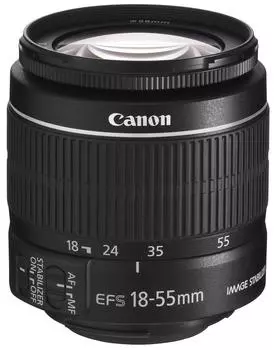 Стандартный зум-объектив Canon IS II совместимый EF-S18-55mm F3.5-.5.6 APS-C