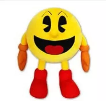 standing pose BIG stuffed toy Pac-Man