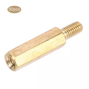 Standoff Brass Coupling M3 Single Head Hex Nuts Replacement Kits for PCB BoardM3 x 30 30Pcs