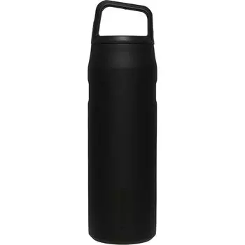 STANLEY Aerolight Vacuum Bottle Black Cold Insulated Lightweight Durable Water Bottle Outdoor Dishwasher Safe Warranty Japanese 0.7L 2.0 (Genuine