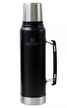 STANLEY Classic Vacuum Bottle 1L Matte Black Water Bottle Thermal Insulation Stainless Steel Bottle Water Bottle Gift Dishwasher Safe Japanese