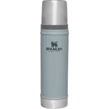 STANLEY Classic Vacuum Bottle Hammertone Sky Grey Бутылка для воды из нержавеющей стали Бутылка для воды из переработанной нержавеющей стали Подарочная посудомоечная машина для улицы