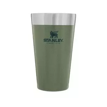 STANLEY Cup Mug Camp Stacking Vacuum Pint GR 0.47L 10-02282-200 (Green/FF/Men s, Lady s, Jr) зелёный