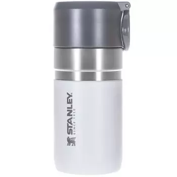 STANLEY Go Series Vacuum Bottle White Water Bottle Thermal Insulation Cold Insulation Stainless Steel Bottle Water Bottle Outdoor Warranty Japanese белый