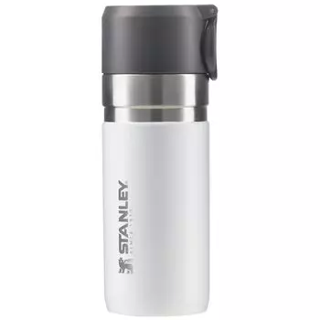 STANLEY Go Series Vacuum Slim Bottle White Water Bottle Stainless Steel Bottle Water Bottle Outdoor Warranty Japanese 0.37L Thermal/Cold 10124-009