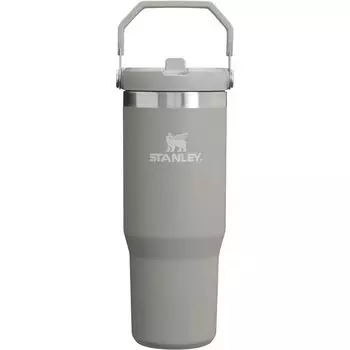 STANLEY Ice Flow Flip Straw Ash Grey вакуумный стакан для воды бутылка для воды из нержавеющей стали с изоляцией от холода бутылка для воды для спорта и отдыха на природе Гарантия подлинная