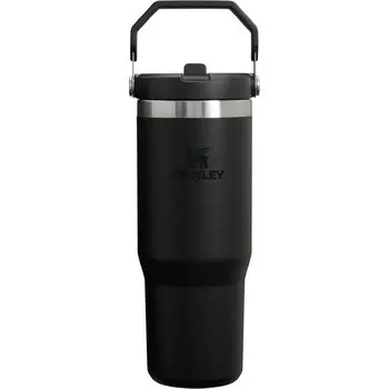 STANLEY Ice Flow Flip Straw черный вакуумный стакан для воды бутылка для воды из нержавеющей стали с изоляцией от холода бутылка для воды для спорта и отдыха на природе гарантия японский 2.0