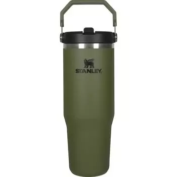 STANLEY Ice Flow Flip Straw Dry Pine Vacuum Tumbler Water Bottle Cold Insulated Stainless Steel Bottle Water Bottle Sports Outdoor Warranty Genuine