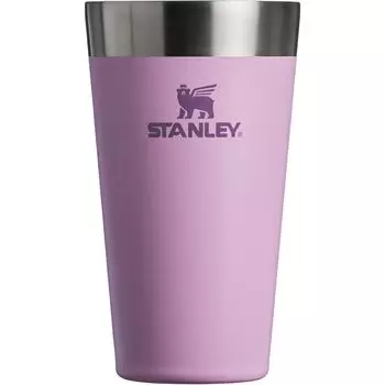 STANLEY Stacking Vacuum Pint Lilac Vacuum Insulated Tumbler Stainless Steel Coffee Thermal Insulation Beer Outdoor Sports Watching Dishwasher Safe