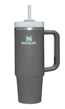 Stanley STANLEY Vacuum Slim Quencher 880 мл стильная бутылка-стакан с крышкой и соломинкой для кемпинга, езды на природу 1010827 H2.0 0,88 л