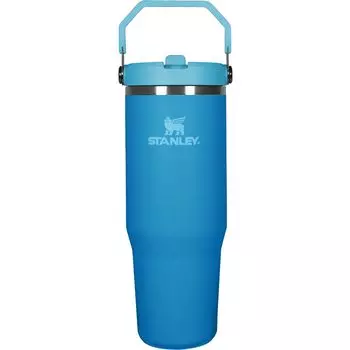 STANLEY Термос Ice Flow Flip Straw Azure, бутылка для воды, термос из нержавеющей стали, бутылка для воды, спортивная и уличная гарантия, подлинная 2.0