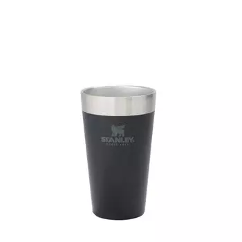 Stanley Tumbler Stacking Vacuum Pint Matte Black Adventure Stacking Beer Pint 0.47L Термо/Холод 10-02282-058 [Товар] чёрный