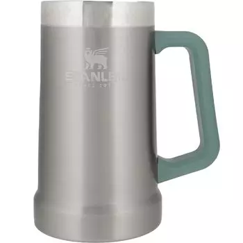 STANLEY Vacuum Mug Silver Beer Mug Beer Mug Vacuum Insulated Stainless Steel Carbonated Cold Insulated Outdoor Dishwasher Safe Warranty Japanese 0.7L серебряный