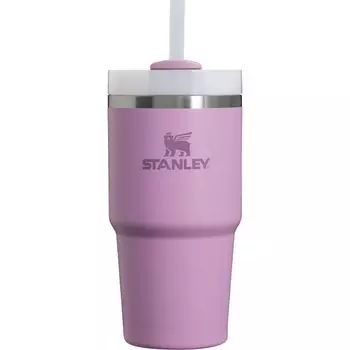 STANLEY Vacuum Quencher Lilac 600ml Cold Insulated Sturdy Straw Water Bottle Summer Outdoor Dishwasher Safe Warranty Japanese H2.0 0.6L (Genuine лиловый