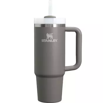 STANLEY Vacuum Quencher Stone 880ml Cold Storage Sturdy Straw Water Bottle Summer Outdoor Dishwasher Safe Warranty Japanese H2.0 0.88L (Genuine
