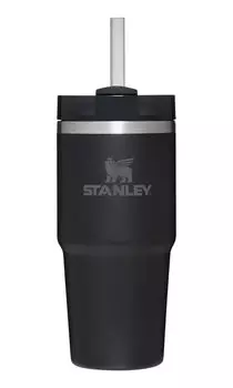 STANLEY Vacuum Slim Quencher 414 мл Нержавеющая сталь трубочка стакан прохладный уличный офис японский оригинальный продукт черный H2.0