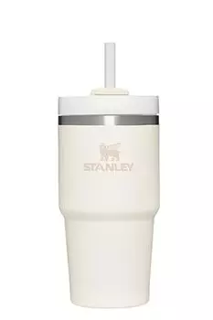 STANLEY Vacuum Slim Quencher нержавеющая сталь соломенный стакан 600 мл бутылка для холодной воды Outdoor Cream H2.0 0,6 л 10-10826 2,0